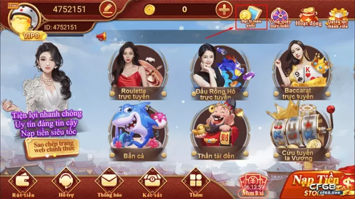 Hướng dẫn nhận mã giới thiệu App Game CF68