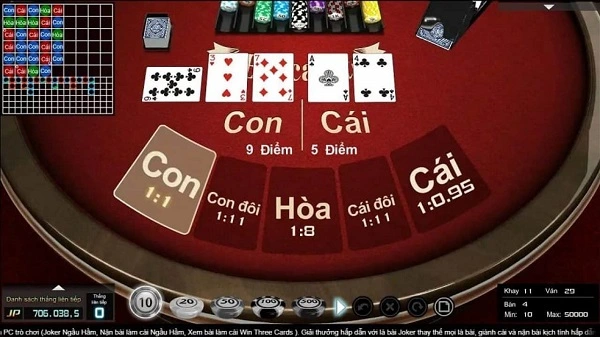 Cách bắt Hòa trong Baccarat nhờ cầu bệt rất phổ biến