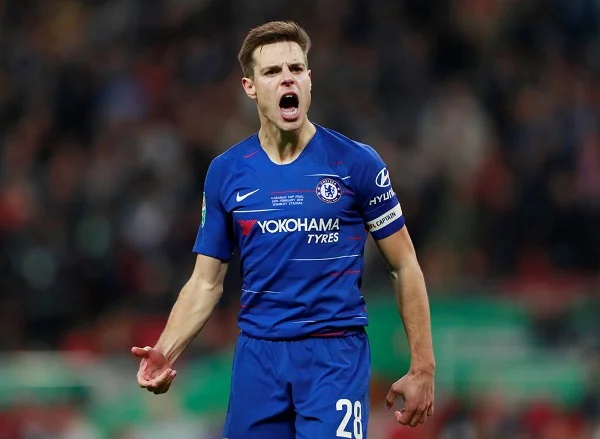 Cầu thủ Cesar Azpilicueta cũng từng khoác áo Chelsea