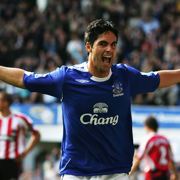 Mikel Arteta Amatriain trong màu áo Everton