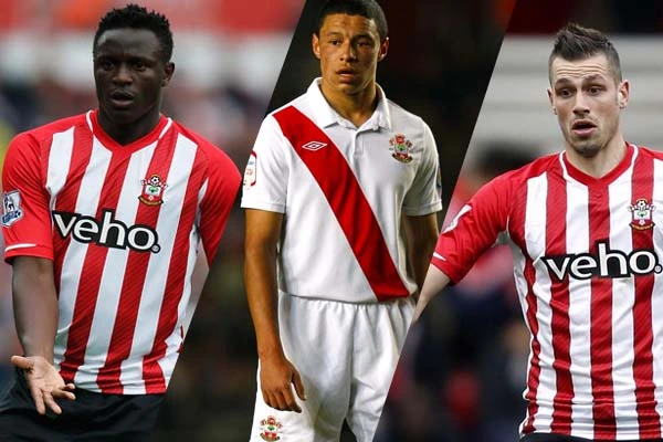 Bộ 3 tiền vệ Chamberlain/ Wanyama/ Schneiderlin