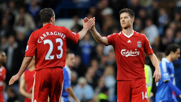 Xabi Alonso thi đấu cho Liverpool 5 mùa giải