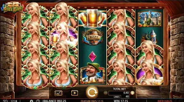 Giành chiến thắng 20 Free Spin của Game Bier Haus