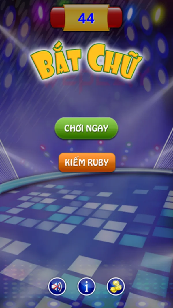 Game Bắt Chữ có đồ hoạ đơn giản nhưng giao diện rất dễ làm quen