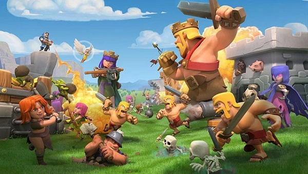 Game Clash of Clans có đồ họa tươi sáng, đẹp mắt