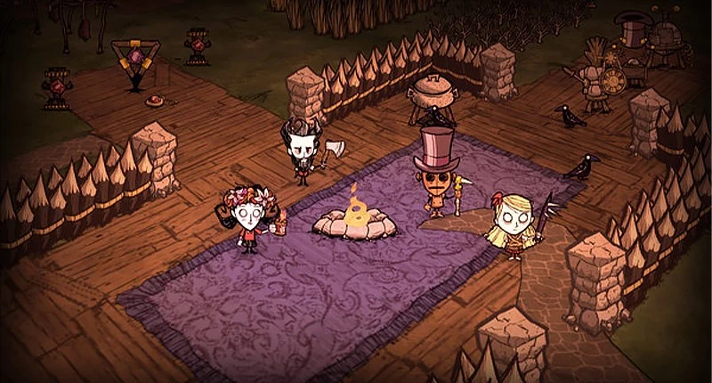 Lối chơi game Don’t Starve Together có phần thú vị và vui nhộn hơn so với phiên bản tiền nhiệm