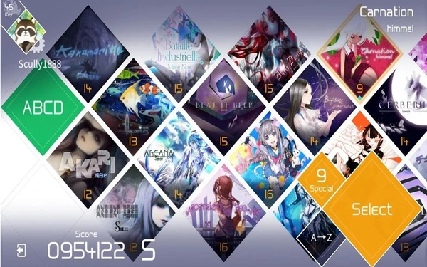 Các màn chơi trong game Voez