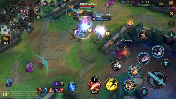 Fiora phù hợp để chơi solo 1 vs 1 hoặc 1 vs 2 trong Tốc Chiến