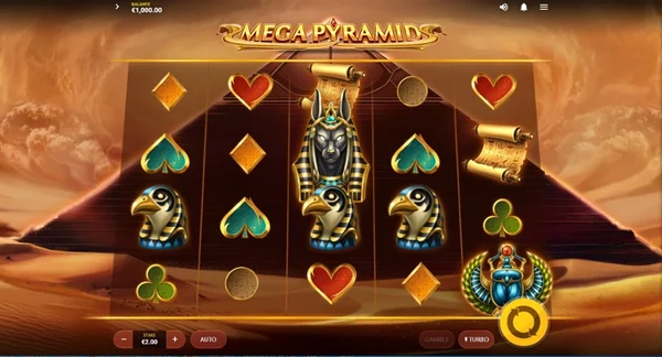 Có tổng cộng 5x4 cuộn trong Mega Pyramid