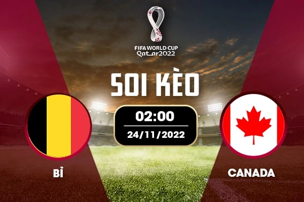 Soi kèo Bỉ vs Canada trước trận đấu