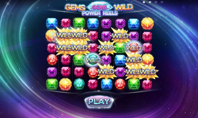 Các tính năng thưởng trong Gems Gone Wild Power Reels