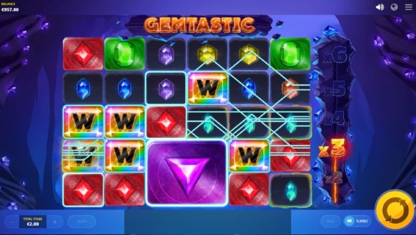 Các tính năng thưởng trong game Gemtastic