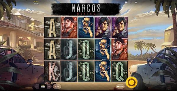 5x3 dòng thanh toán của slot game Narcos Mexico