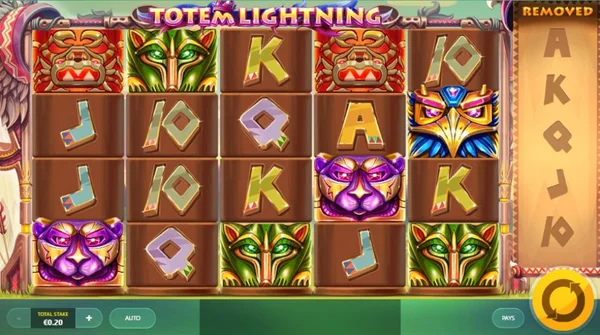 Các tính năng thưởng trong Totem Lightning