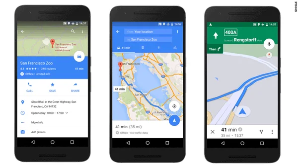 Ứng dụng Google Maps tích hợp nhiều nền tảng