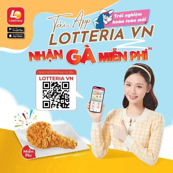 Ứng dụng luôn ưu tiên các sản phẩm của chuỗi Lotte