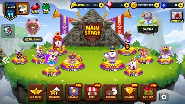 Game sở hữu hệ thống màn chơi rất đa dạng, phong phú