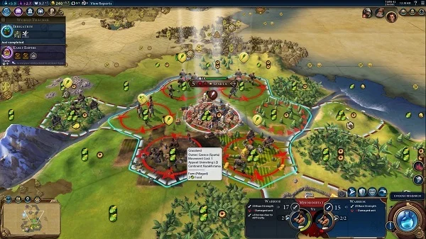 Chế độ chơi hấp dẫn, lôi cuốn của Game Civilization VI