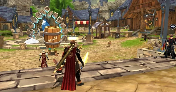 AdventureQuest 3D có một thế giới mở rộng lớn để bạn khám phá