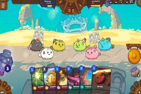 Game Axie Infinity có lối chơi khá đơn giản