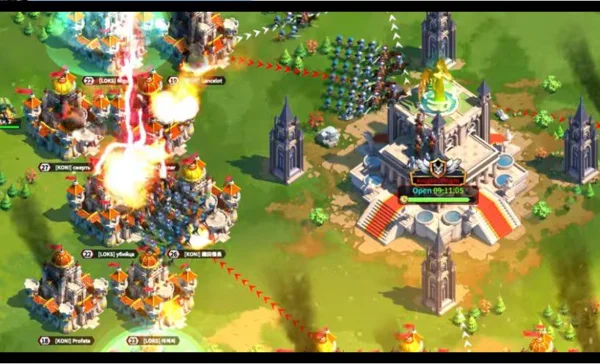 Người chơi sẽ xây dựng và quản lý đế chế của mình trong League of Kingdoms