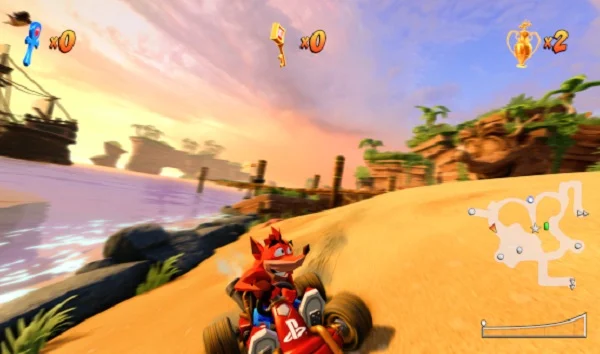 Crash Team Racing: Nitro-Fueled nổi bật với đồ họa đẹp mắt