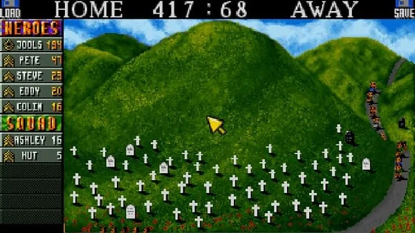 Game Cannon Fodder có đồ họa và âm thanh phù hợp