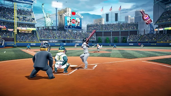 Đồ họa trong Game Super Mega Baseball 2 sáng sủa và hài hước