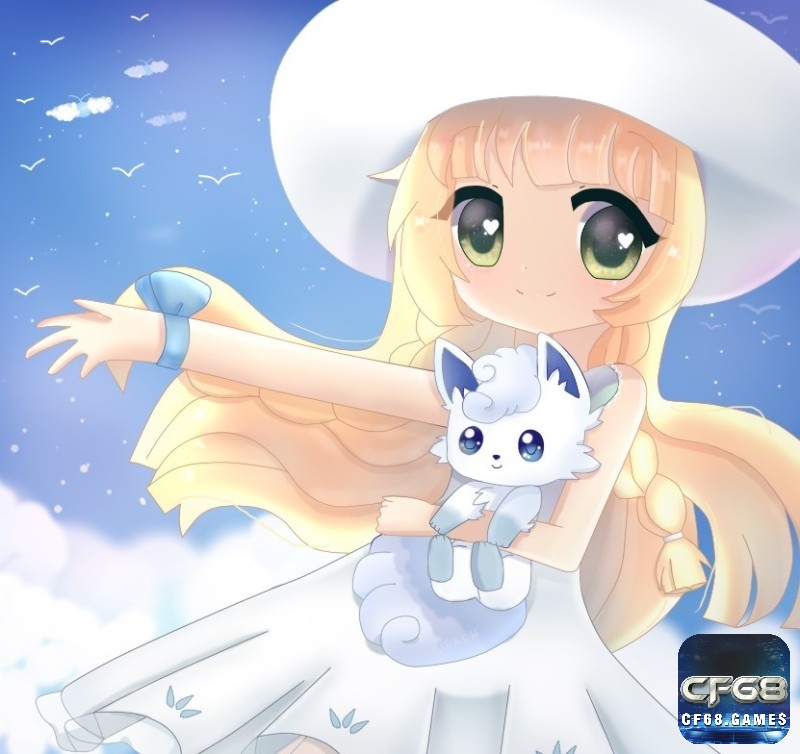 Lillie là một cô gái tài năng và luôn tự tin trong pokemon