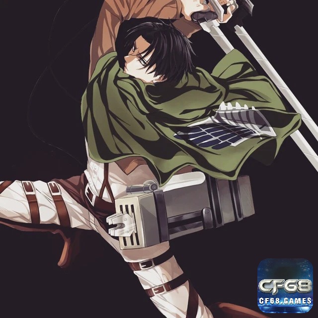 Levi Ackerman - một trong các nhân vật trong attack on titan vô cùng mạnh mẽ và đáng ngưỡng mộ