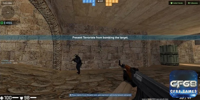 Chế độ Classic Casual là cuộc đua giữa hai phe Terrorists và Counter-Terrorists với mục tiêu hoàn thành nhiệm vụ và mua vũ khí