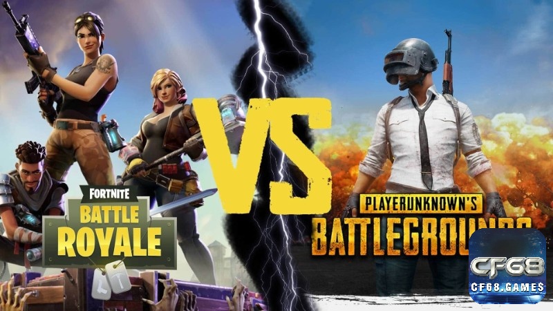 So sánh fortnite và pubg cùng CF68.ONLINE nhé!