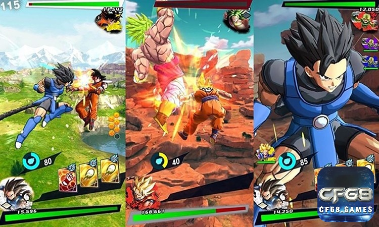 Kết hợp các đòn tấn công để tạo ra những combo mạnh trong Dragon Ball Legends