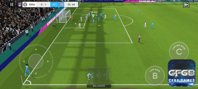 Dream League Soccer là game bóng đá có lối chơi đơn giản