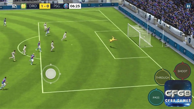 Đồ họa trong FIFA Mobile đẹp mắt