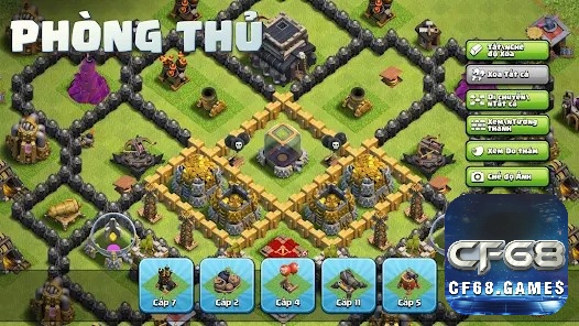 Clash Of Clans: Nổi bật với lối chơi xây dựng và chiến đấu, cho phép người chơi quản lý bộ tộc và tham gia trận chiến hấp dẫn.