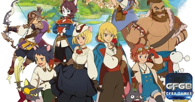 Ni no Kuni: Cross Worlds: Thế giới hoạt hình kỳ diệu với nhiều nhiệm vụ và sinh vật dễ thương.